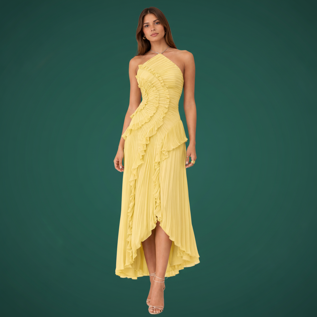 Irene | Damen Ärmelloses Halter Rückenfrei Maxikleid – Halter Maxi Rückenfrei 2026