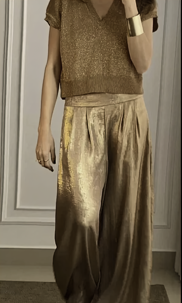 Zuleika | Elegante Top- und Hosen-Set