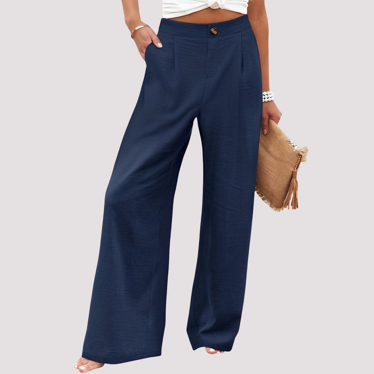 Helen - Lässige Hose mit weitem Bein für Damen