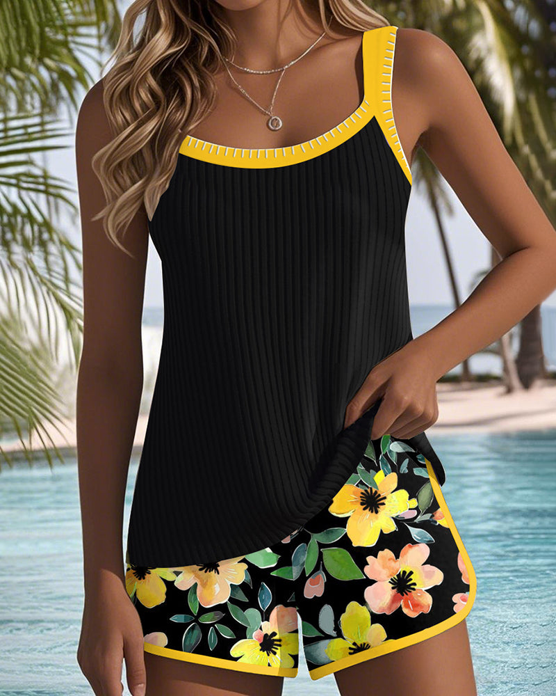 Zafina | Elegantes zweiteiliges Tankini-Set für einen anspruchsvollen Schwimmlook