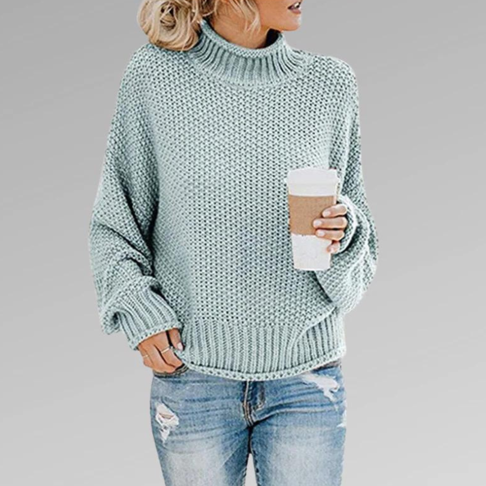 LUNA - KLASSISCHER SKANDINAVISCHER STRICKPULLOVER FÜR FRAUEN