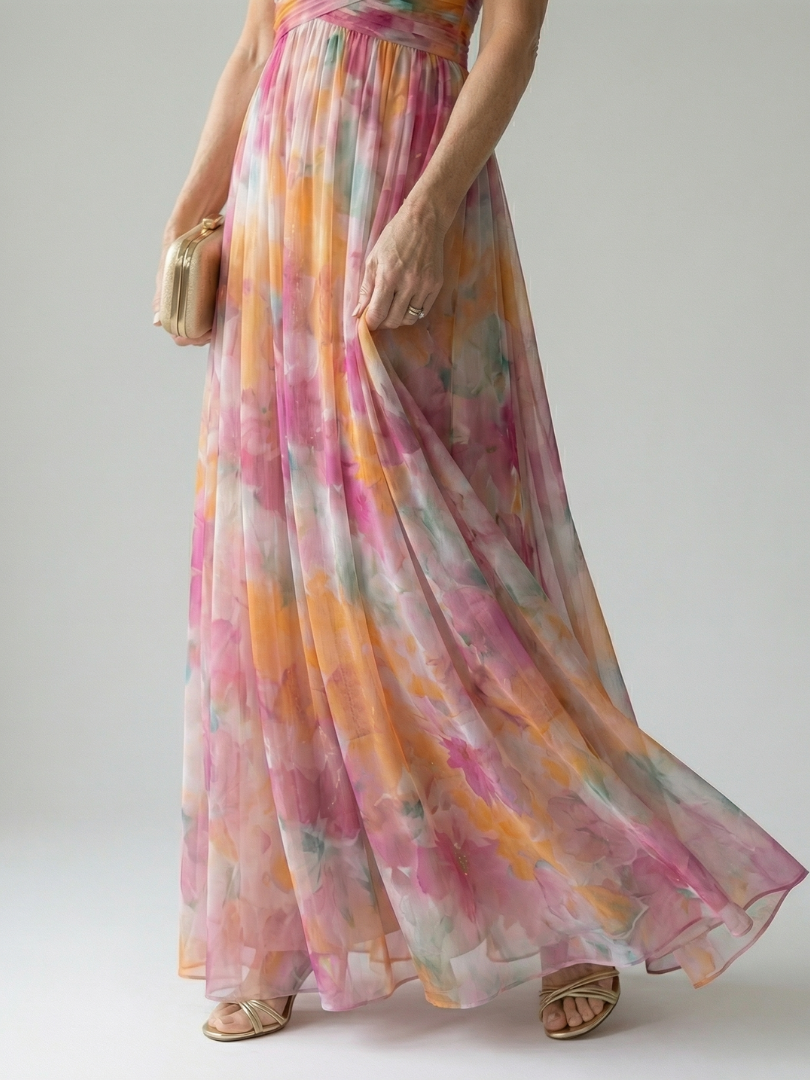 Isel | Soft Wrap Maxikleid
