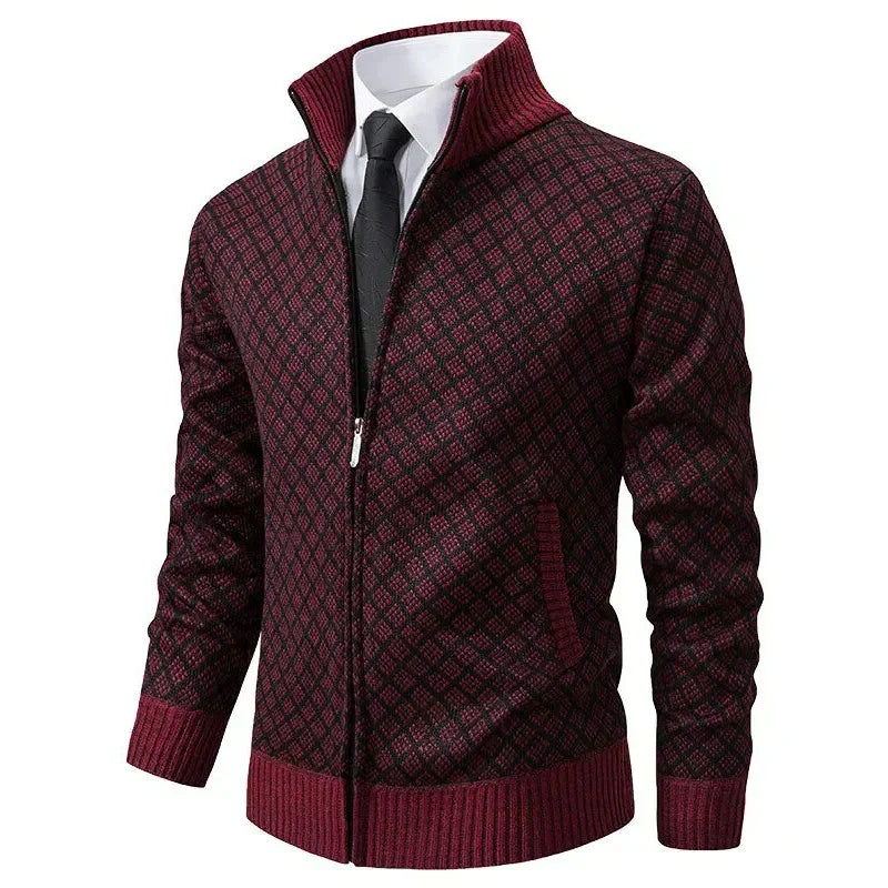 Maximilian | Premium-Strickjacke mit Reißverschluss