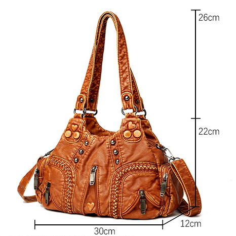 Alician – Boho-Tasche mit mehreren Reißverschlusstaschen