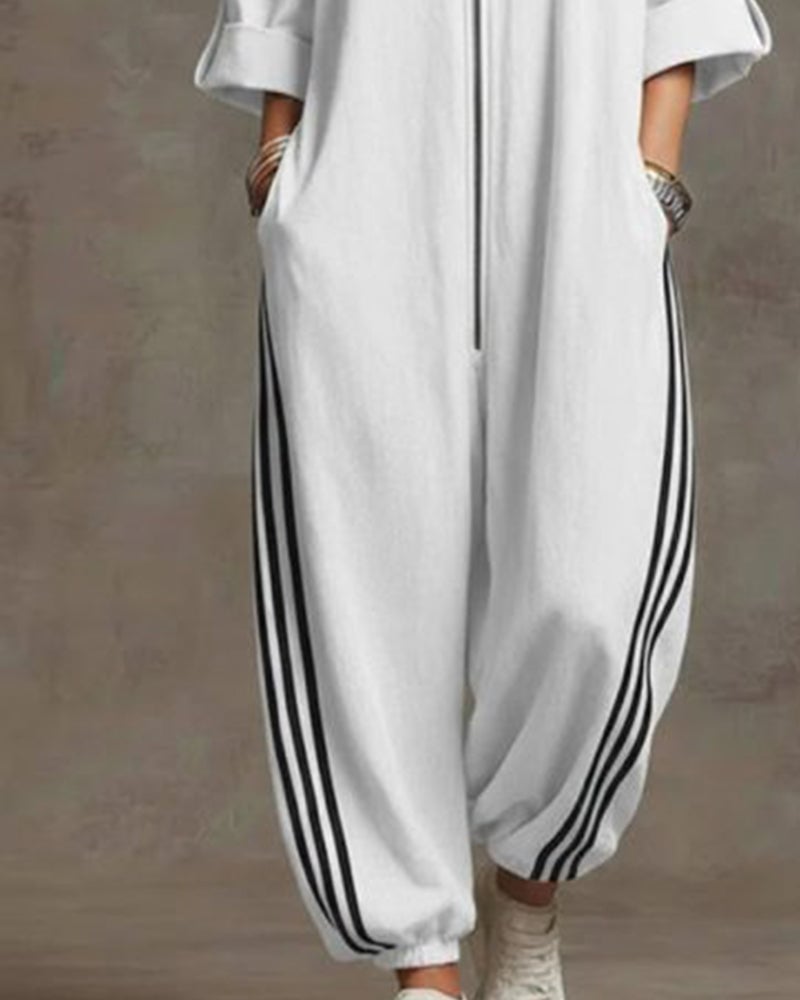 Lurelle - Jumpsuit mit Frontreißverschluss