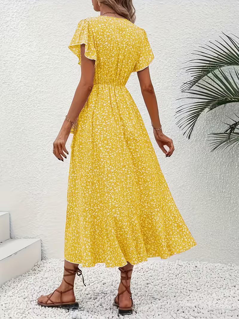 Elara | Fließendes, Bauch-umspielendes Wickelkleid