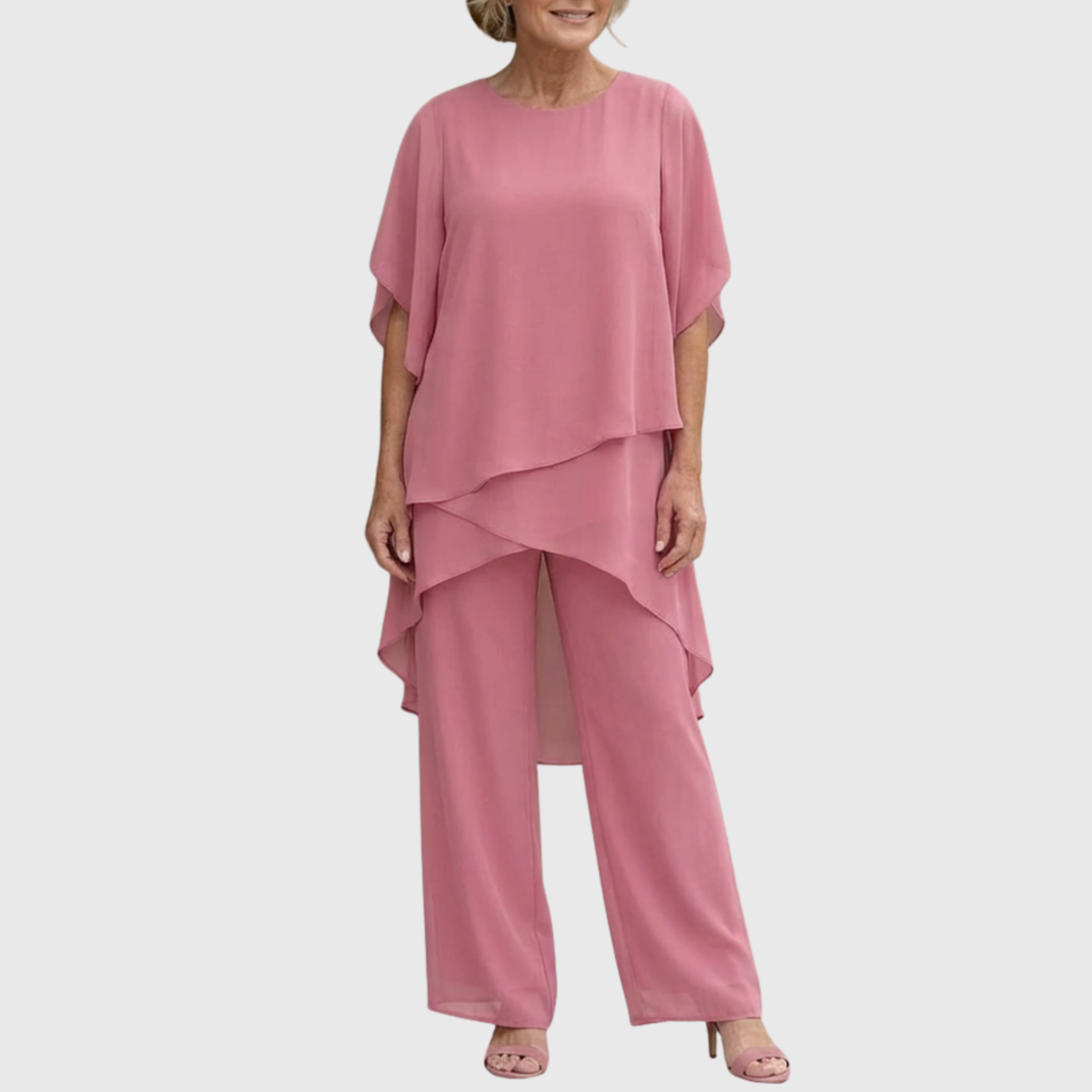 ELARA | Fließendes Palazzo Set für eleganten Komfort und Stil
