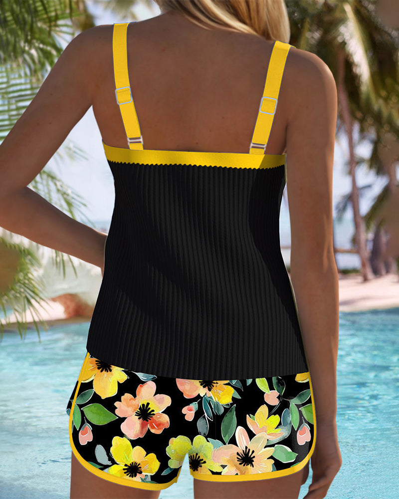 Zafina | Elegantes zweiteiliges Tankini-Set für einen anspruchsvollen Schwimmlook