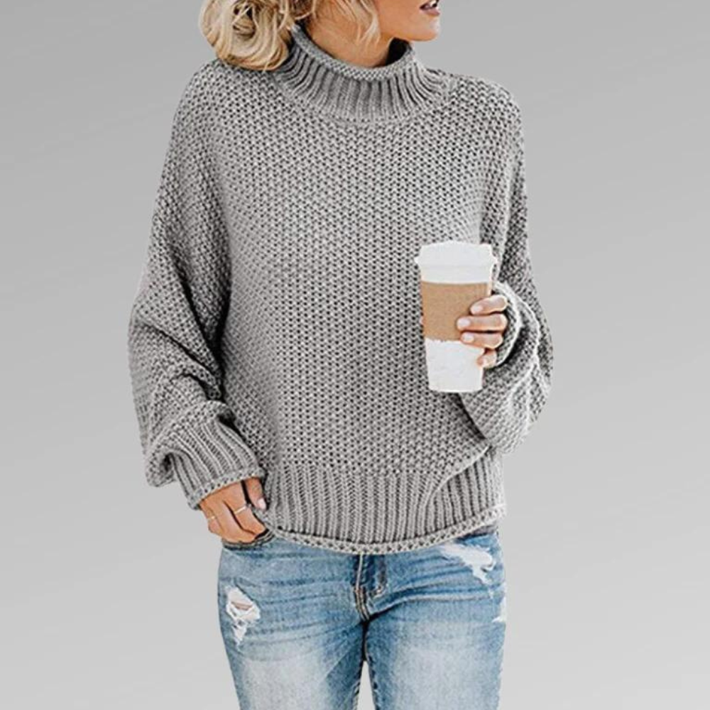 LUNA - KLASSISCHER SKANDINAVISCHER STRICKPULLOVER FÜR FRAUEN