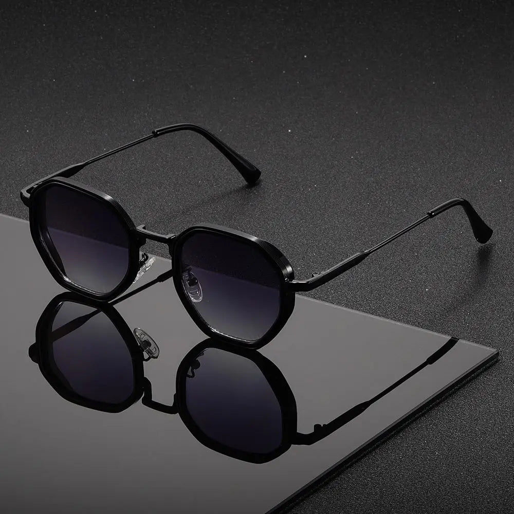 Velmora - Stylische Achtkant Sonnenbrille Mit UV Schutz
