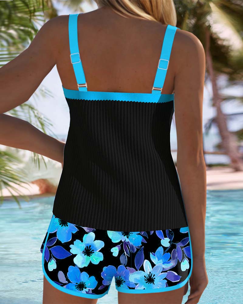 Zafina | Elegantes zweiteiliges Tankini-Set für einen anspruchsvollen Schwimmlook
