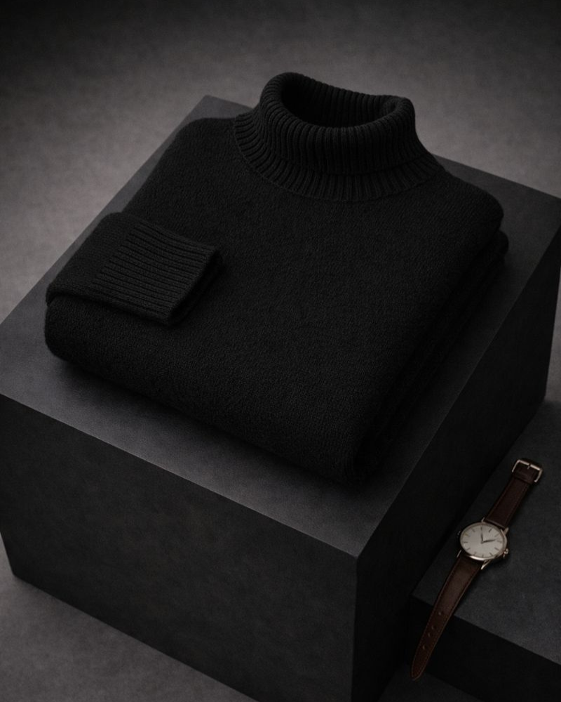 Irena | Pullover mit Rollkragen in klarer Silhouette