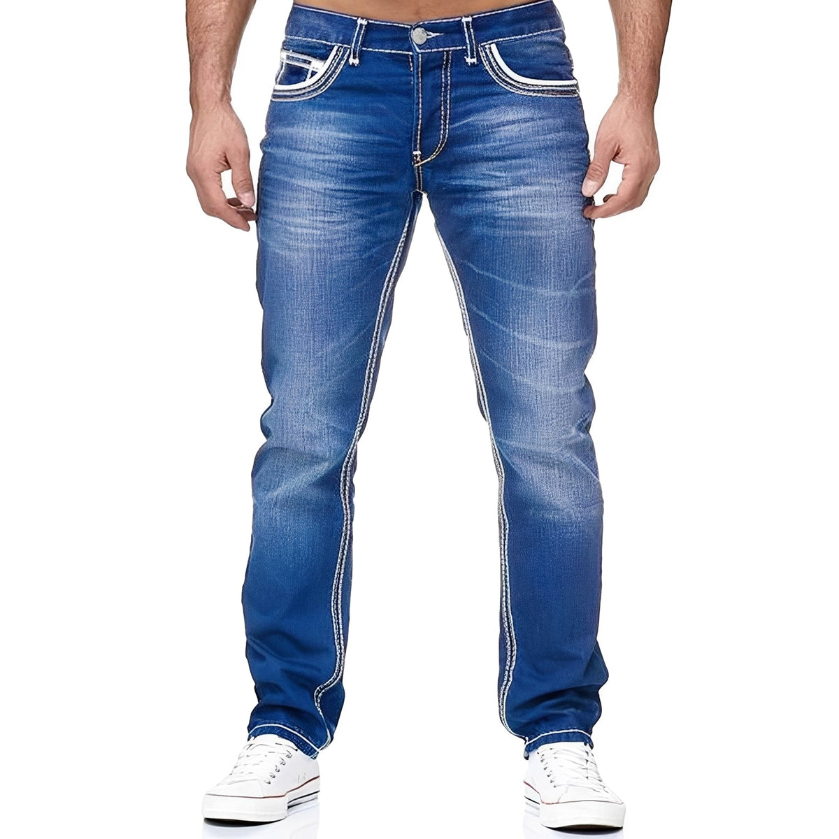 Andy - Stilvolle Jeans im Used-Look für Herren