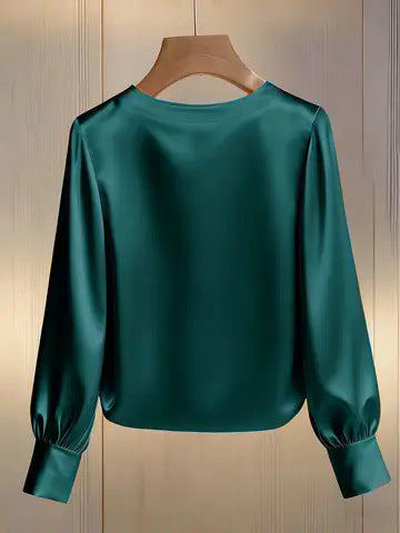 Avara - Elegante perlenbesetzte Bluse