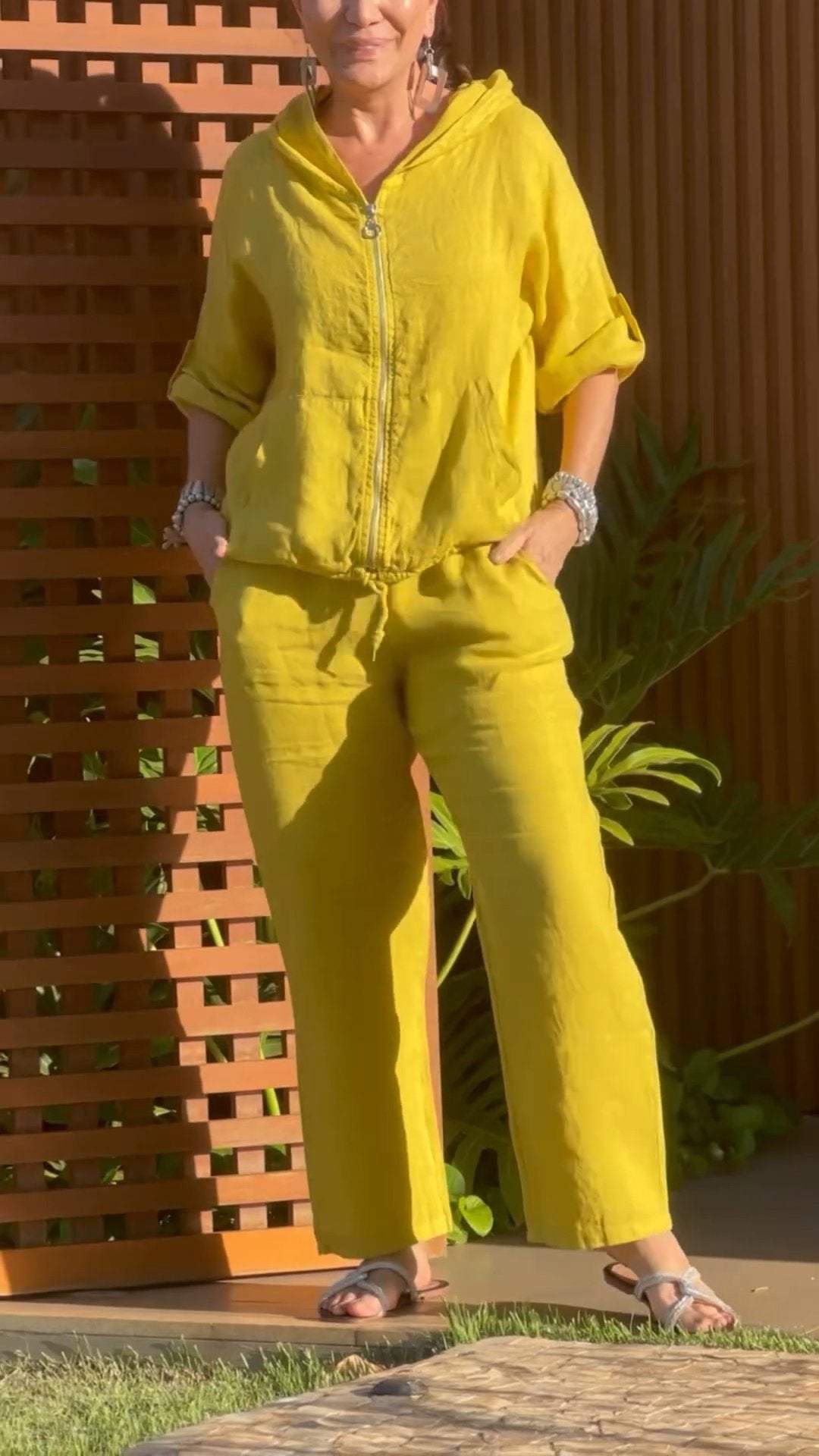 Florina - Set aus Hoodie mit Reißverschluss und Hose