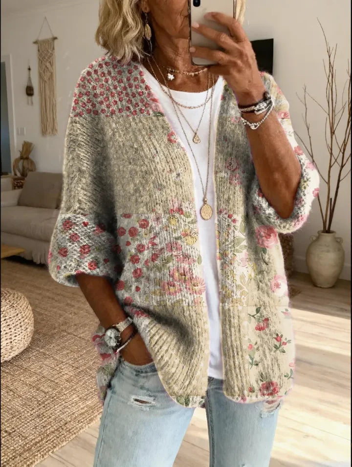 Stevena – Pullover Mit Elegantem Blumenmuster