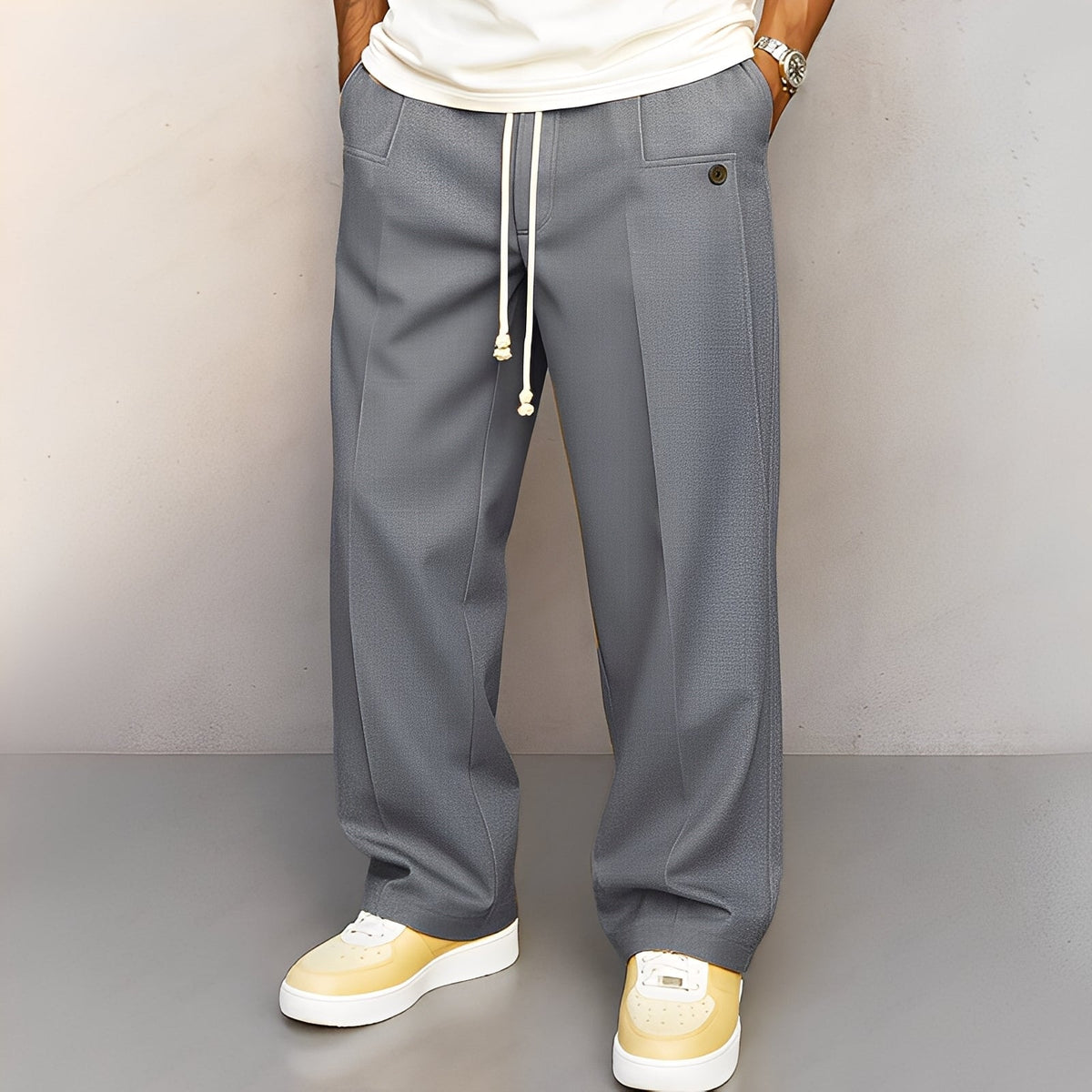 Henri - Bequeme Herrenhose mit Zugband