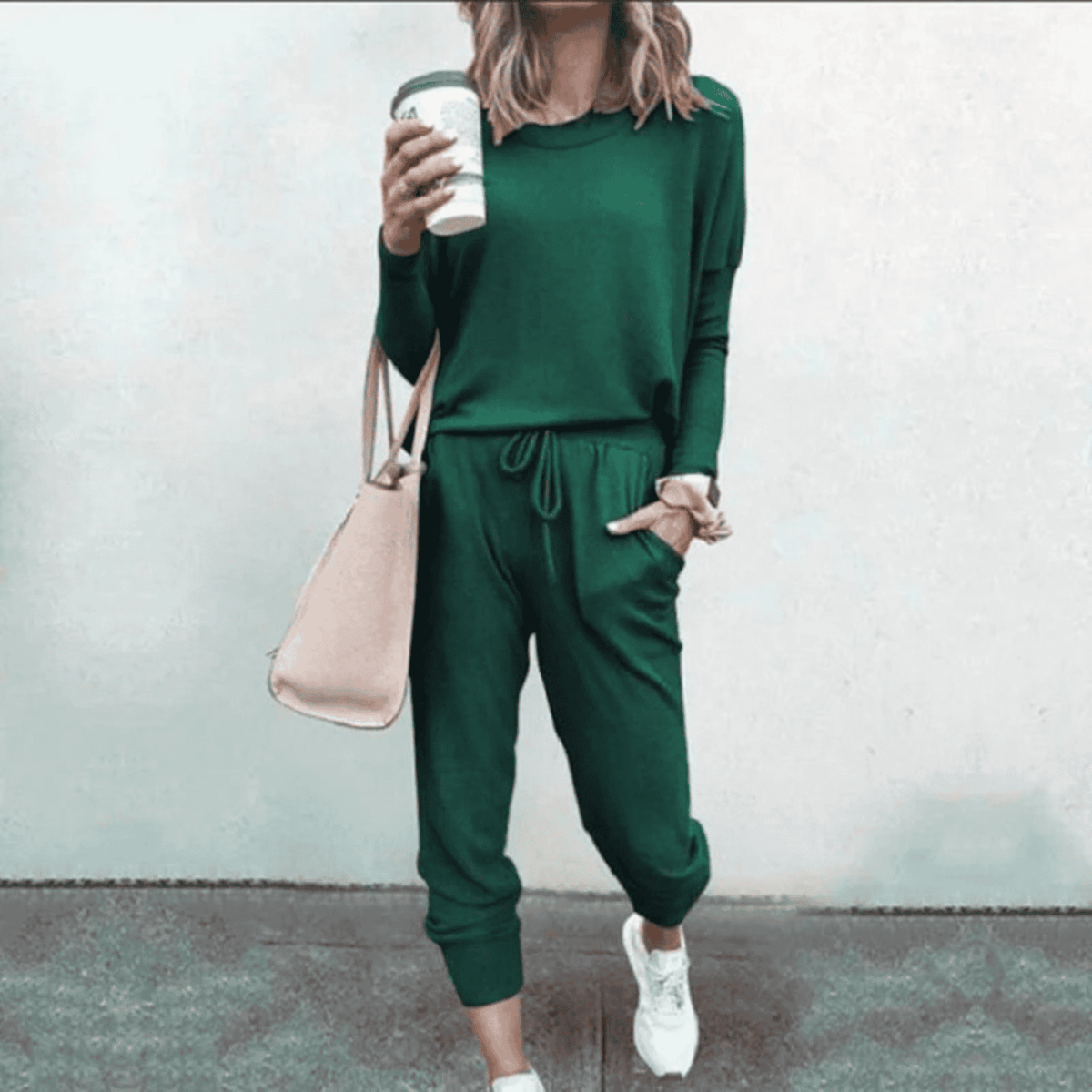 Natalie | Damen Zweiteiliges Lässiges Jogger Lounge Set