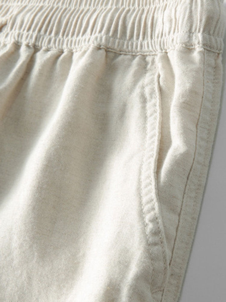 Enrico | Elegantes Ensemble aus Leinenhemd und Hose