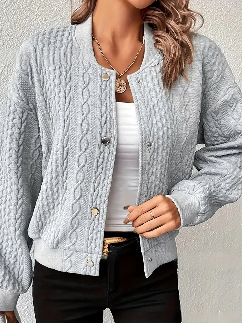 HELENE – Damen-Pulloverjacke – Elegante Strickjacke im Stilvollen Design