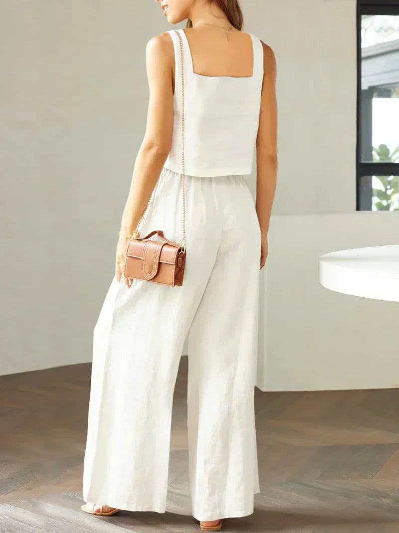 Isabella | Damen Set aus Top und Hose für stilvolle Outfits