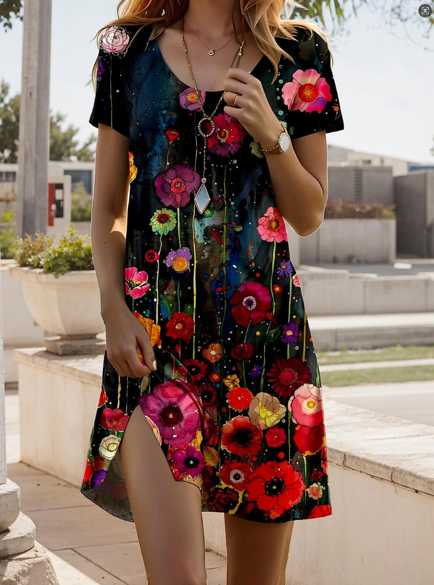 JULIA – Lebhaftes Kleid im Bohemian-Stil