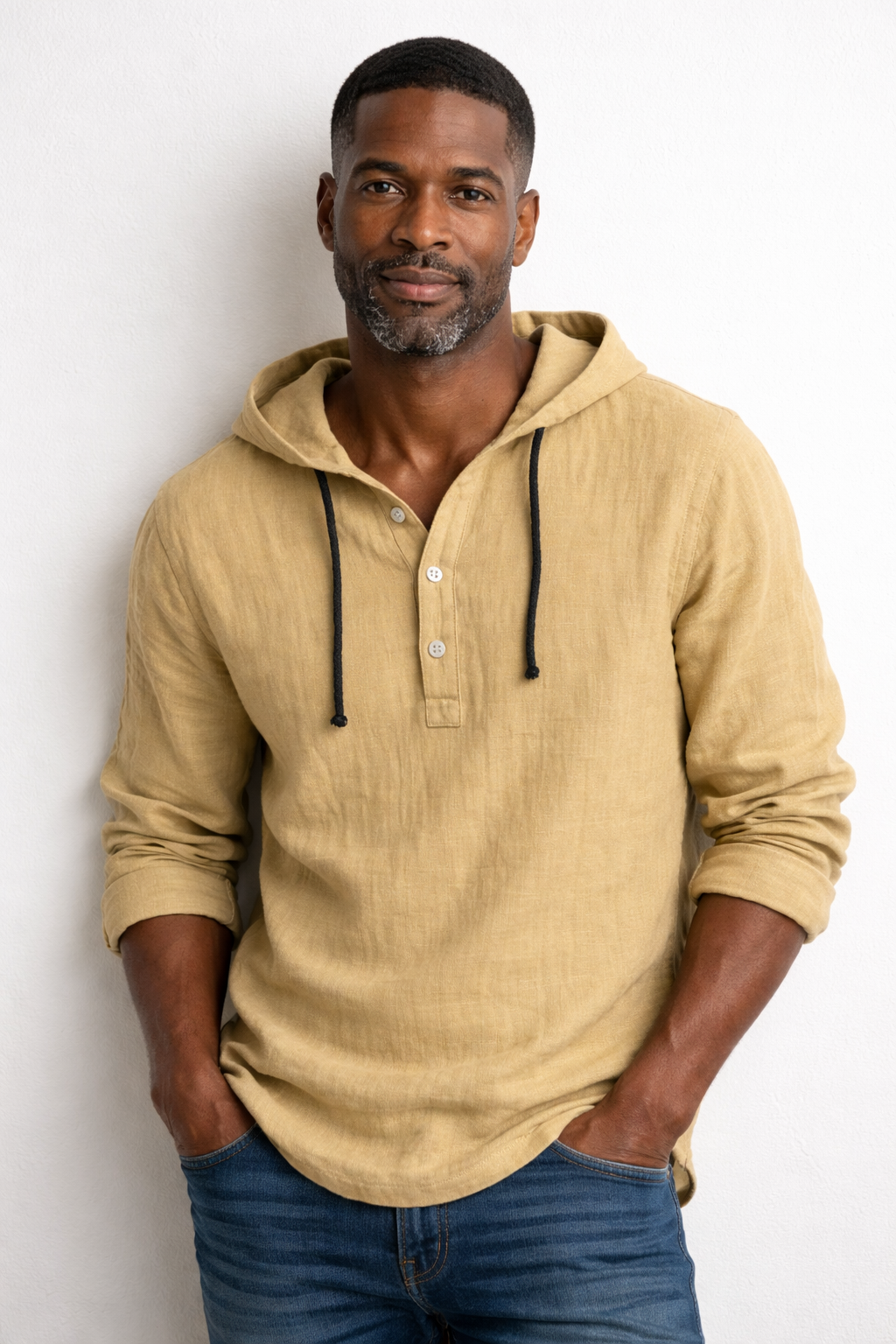 Alton - Atmungsaktiver Leinen-Hoodie