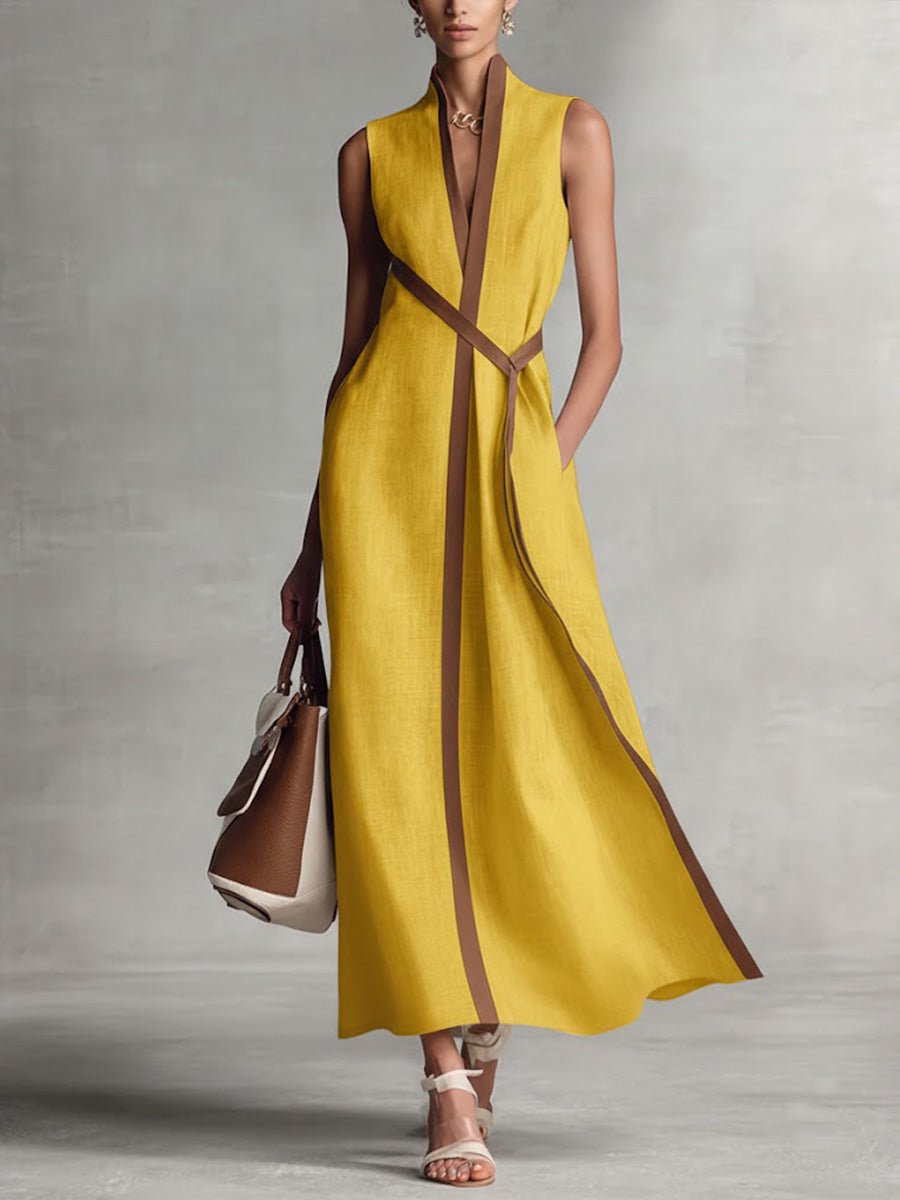 Nadine | Damen Leinenkleid Breeze – Leichtes Leinen Sommerkleid