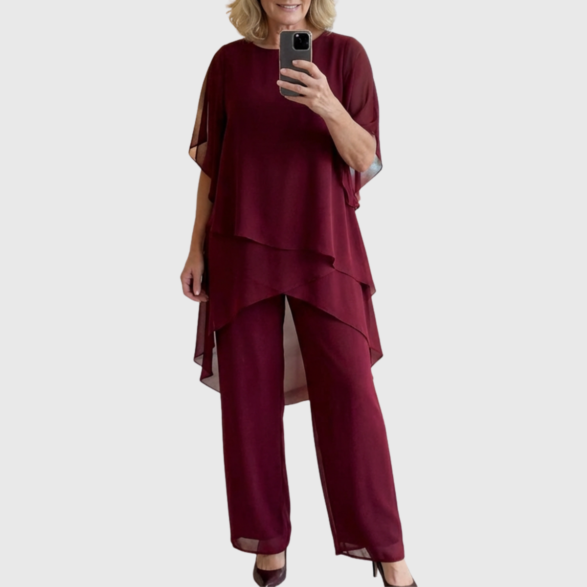 ELARA | Fließendes Palazzo Set für eleganten Komfort und Stil