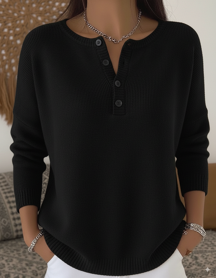 Belen - Softtouch-Henley-Sweatshirt
