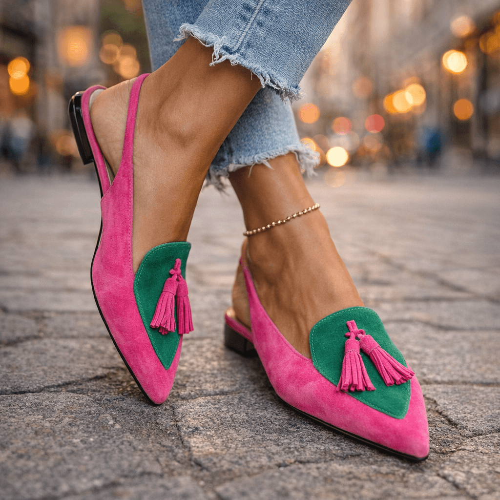 Belvara - Hochwertige Slingback-Ballerinas