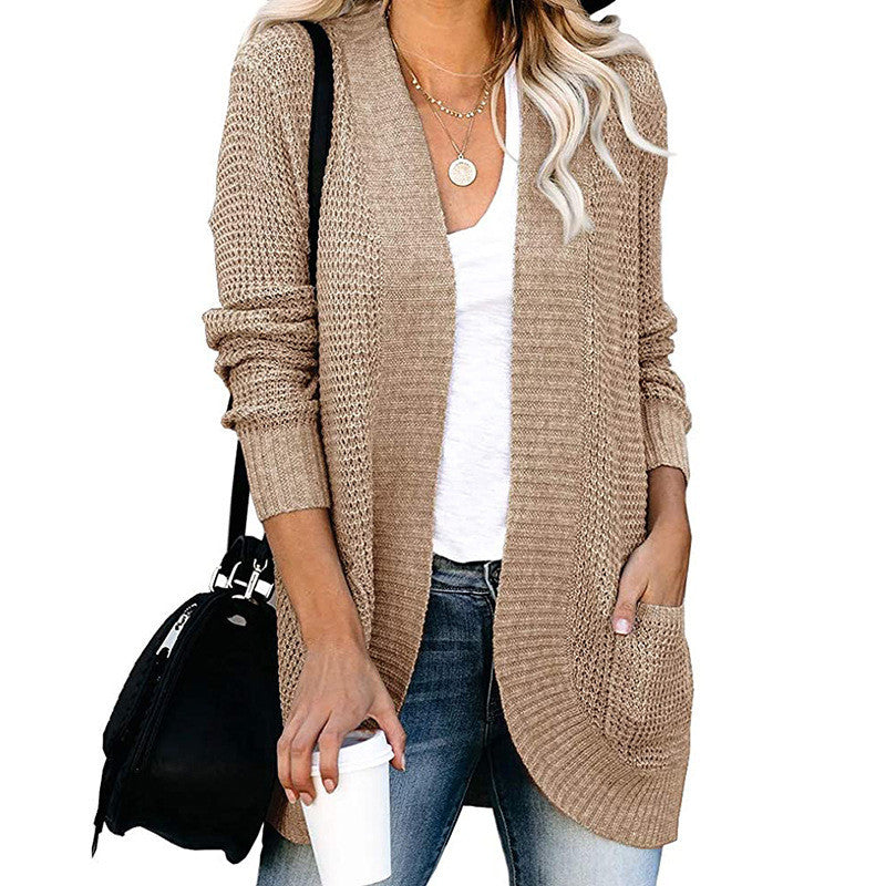 HANAE –  Long-cardigan mit retro-flair