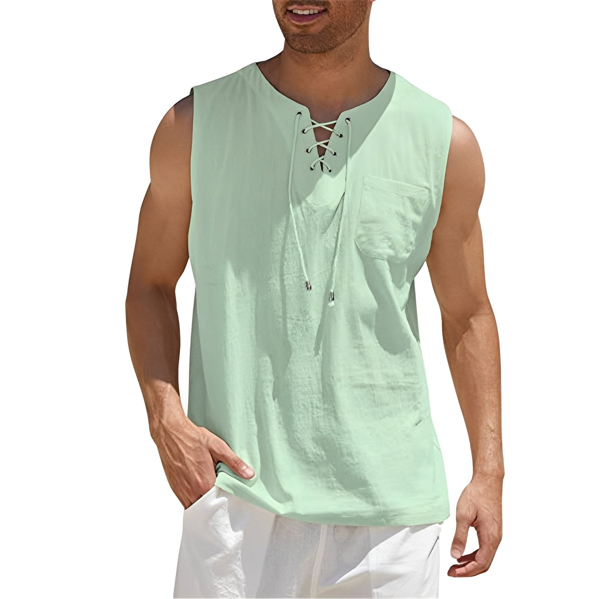 Alexia - Bequemes, ärmelloses Tanktop für Herren