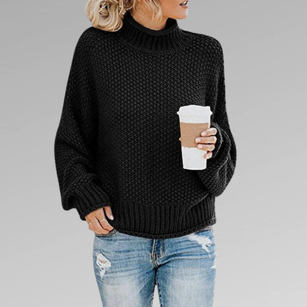 LUNA - KLASSISCHER SKANDINAVISCHER STRICKPULLOVER FÜR FRAUEN