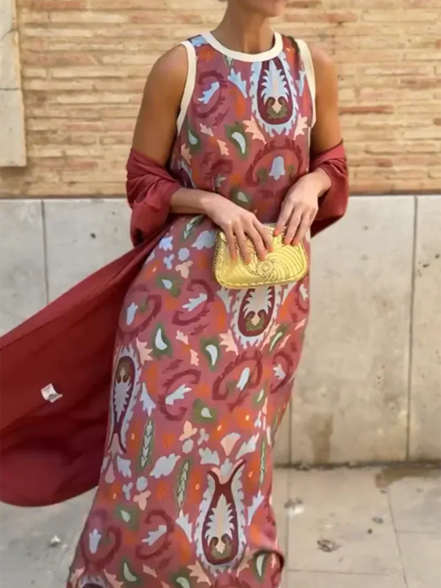 Delly - Bohemian Stil Zweiteiliges Kleid