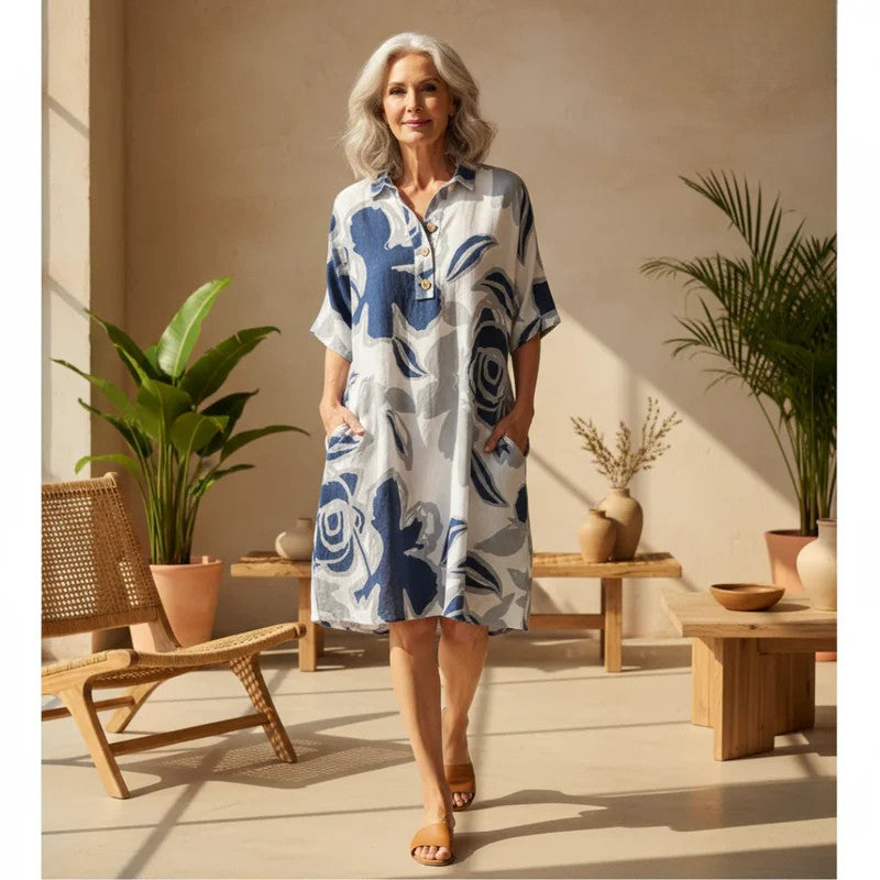 Bianca - Blumenhemdkleid