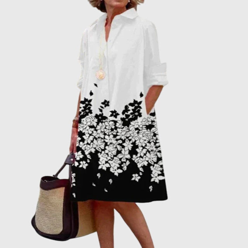 Oshadi - Elegantes Mini Kleid Mit Tasche