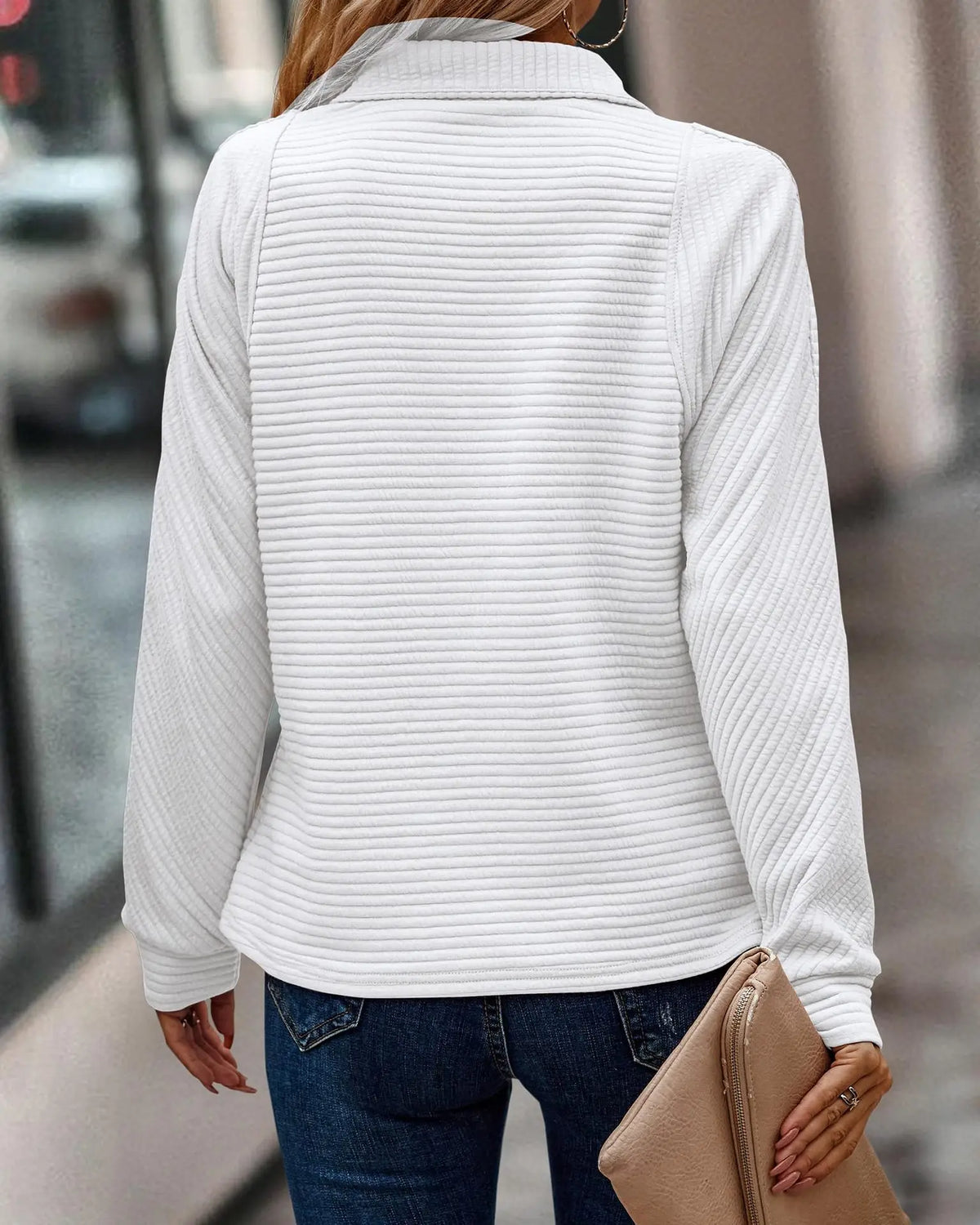 Eliza | Eleganter Pullover mit V-Ausschnitt für Frauen