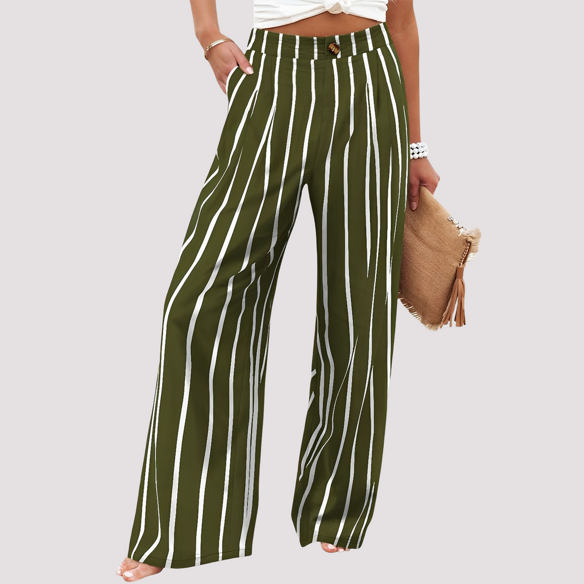 Helen - Lässige Hose mit weitem Bein für Damen