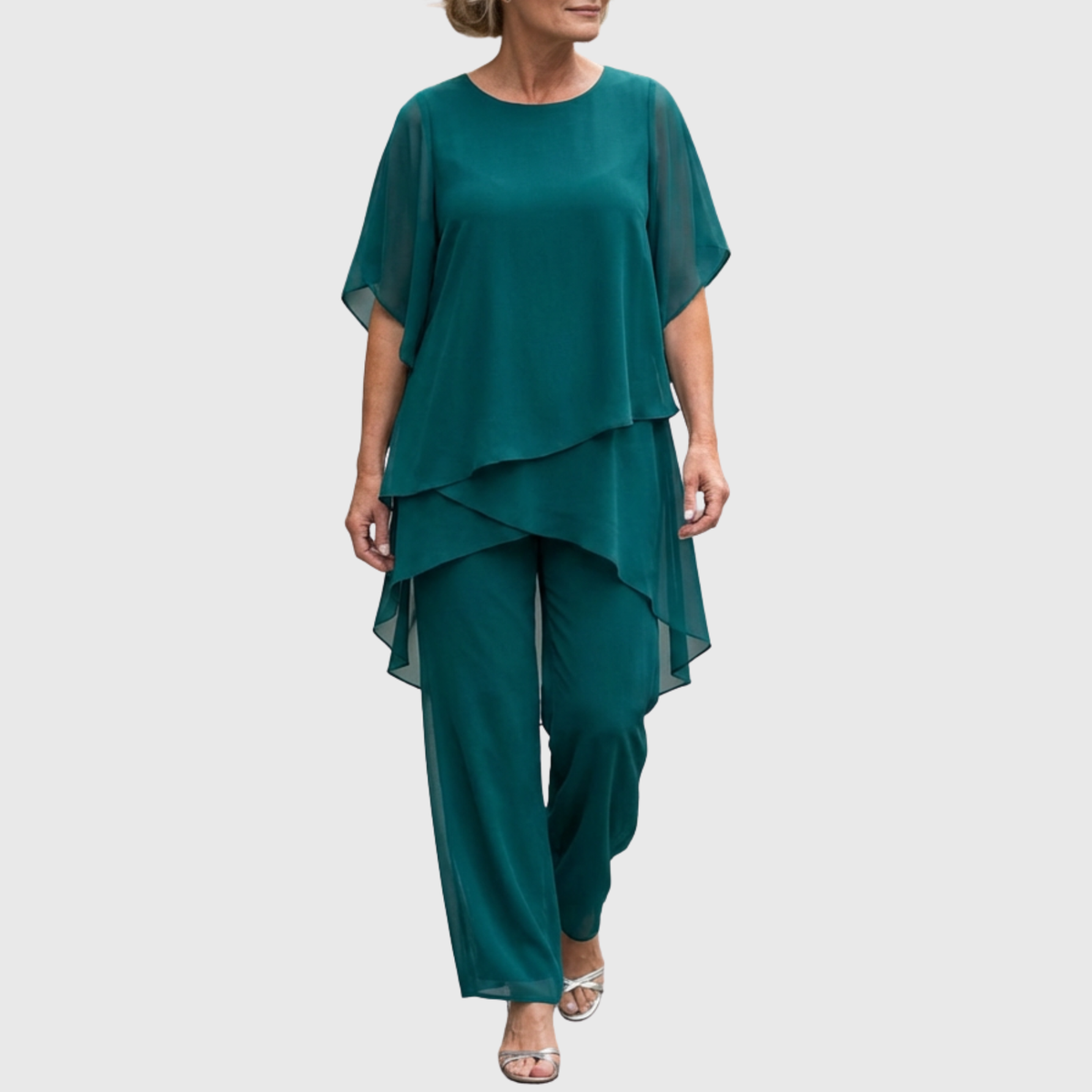 ELARA | Fließendes Palazzo Set für eleganten Komfort und Stil