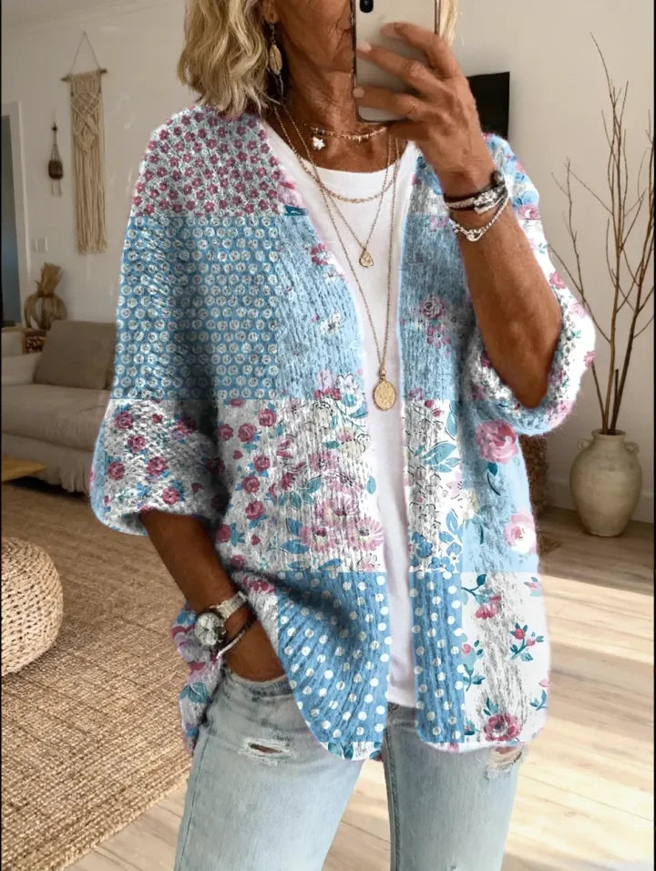 Stevena – Pullover Mit Elegantem Blumenmuster