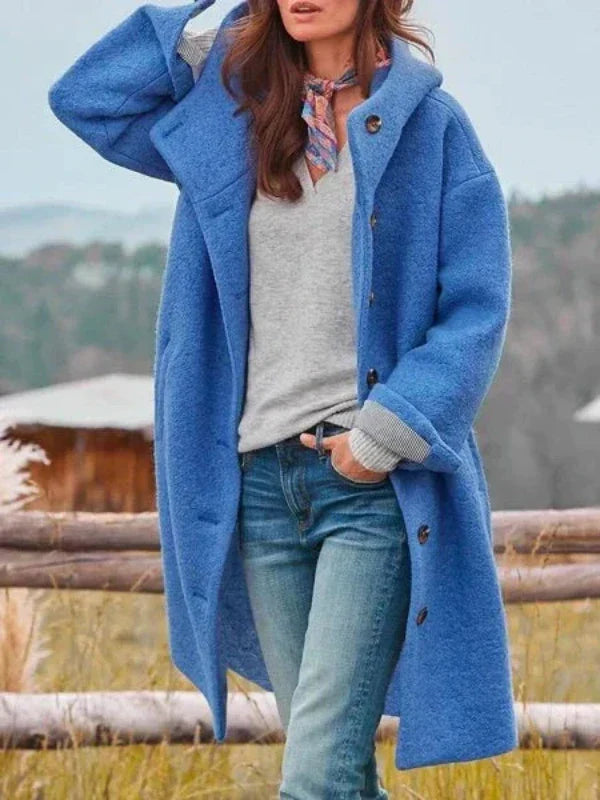 Janushi - Eleganter Winter Mantel Mit langen Ärmeln