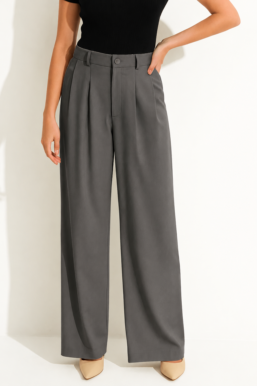 Anzughose Damen | Bundfalten & Elegante Silhouette