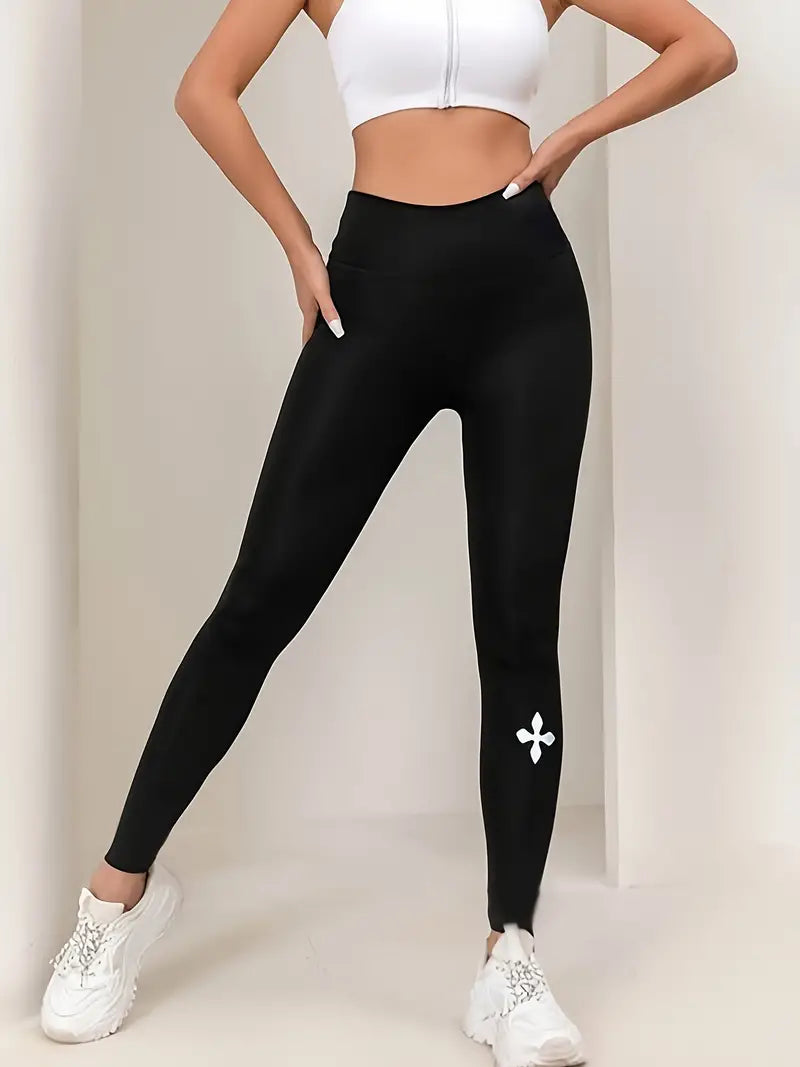 Luna-Gekürzte Workout-Leggings mit hoher Taille