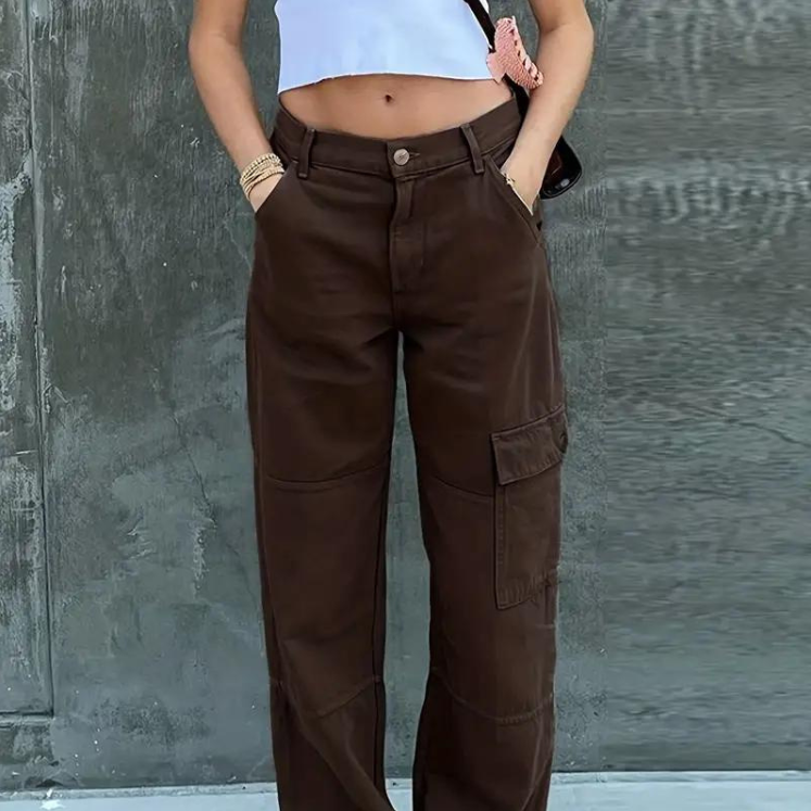 Marta | Damen Leinen Cargo Hose – Leinenhose Cargo Lässig für Alltag 2026