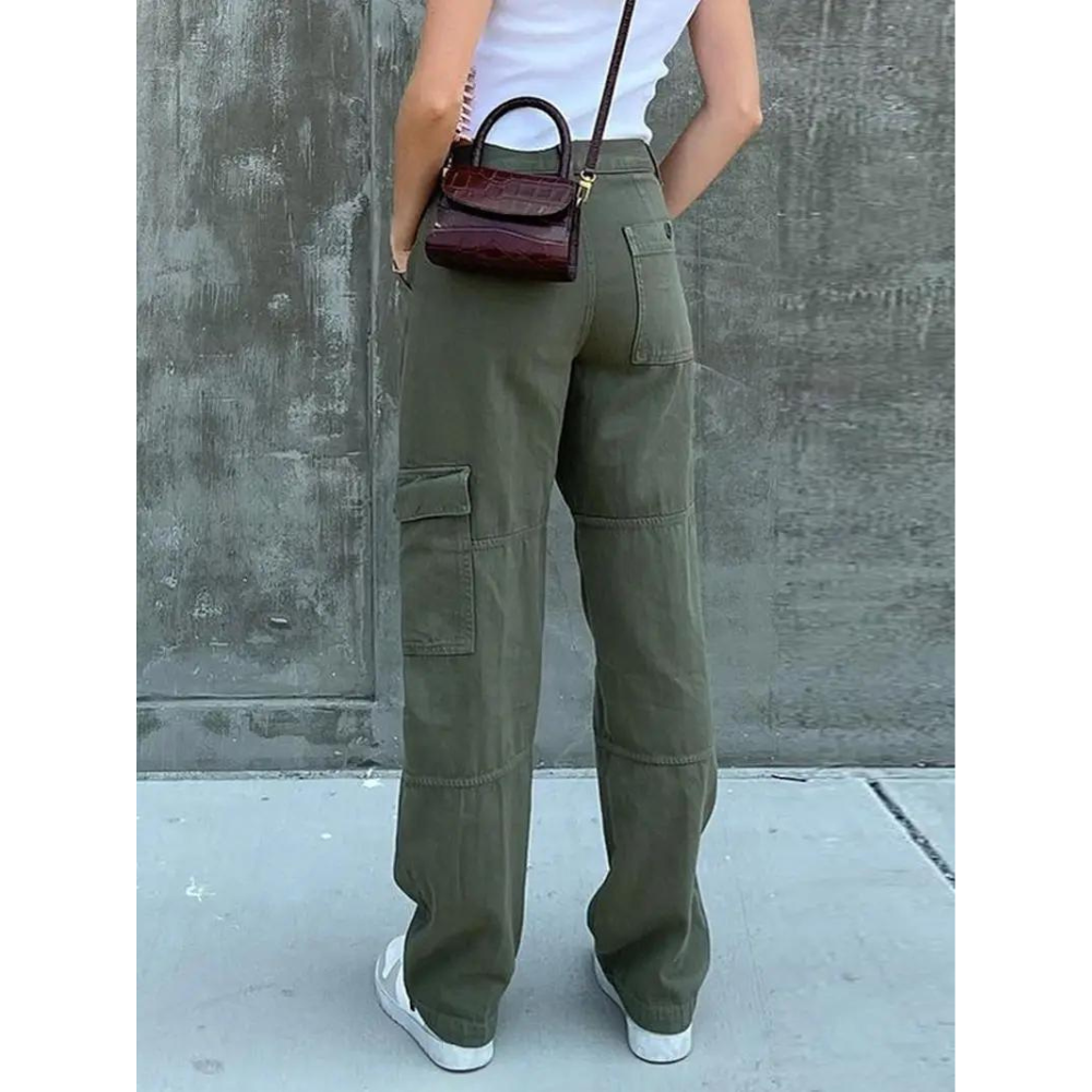 Marta | Damen Leinen Cargo Hose – Leinenhose Cargo Lässig für Alltag 2026