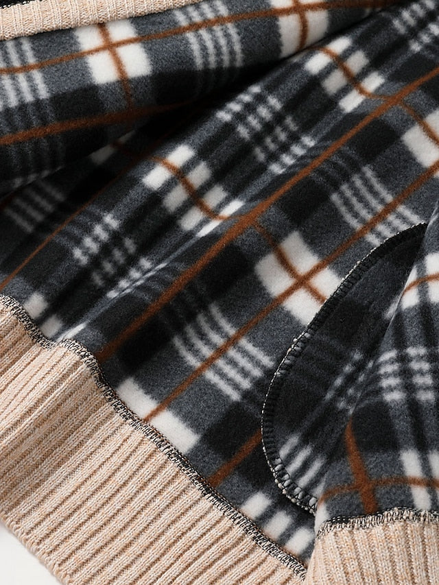 Cardigan Herren | Zip-up Reißverschluss & Angenehm Warm