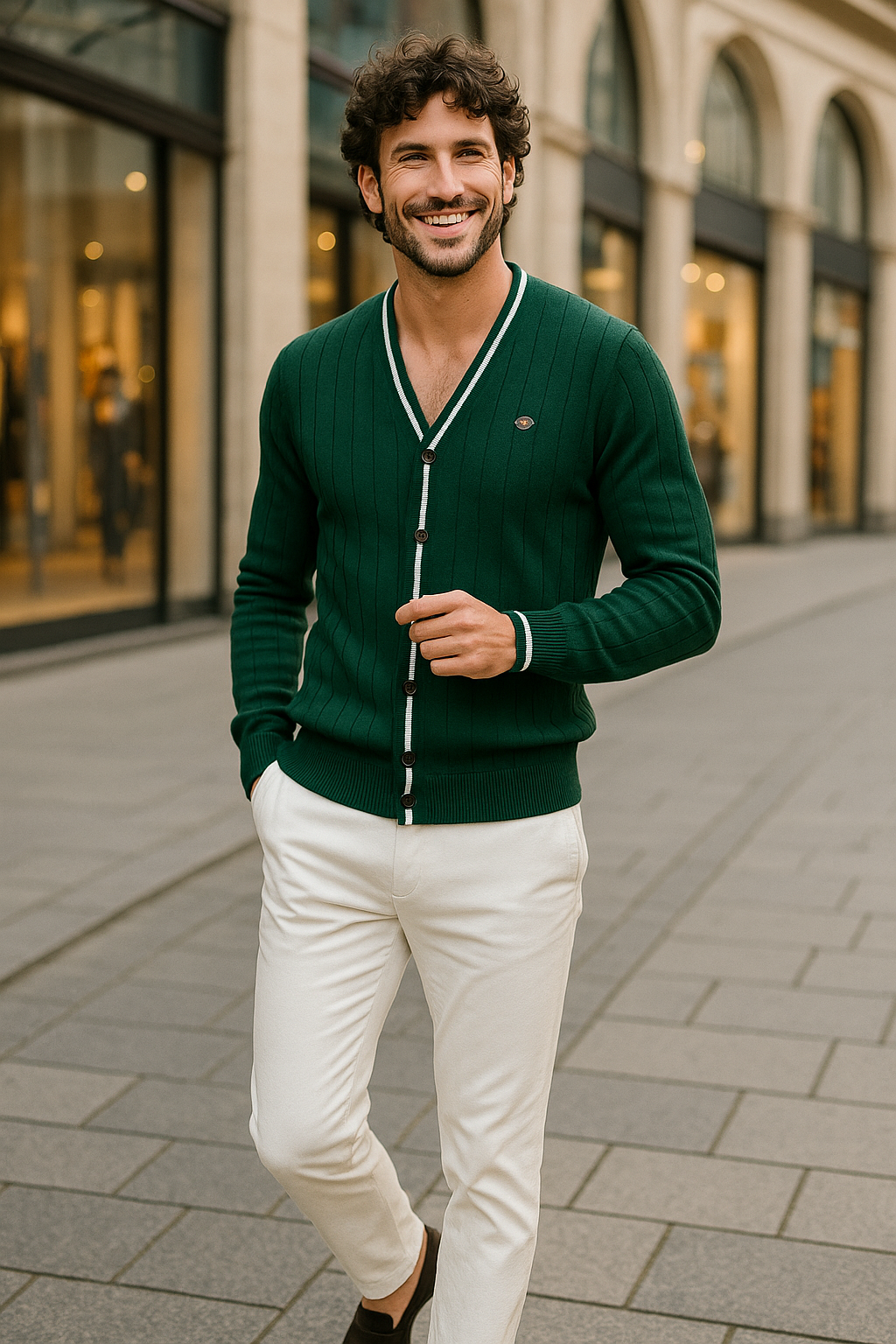 Sam - Elegante Strickjacken für Herren