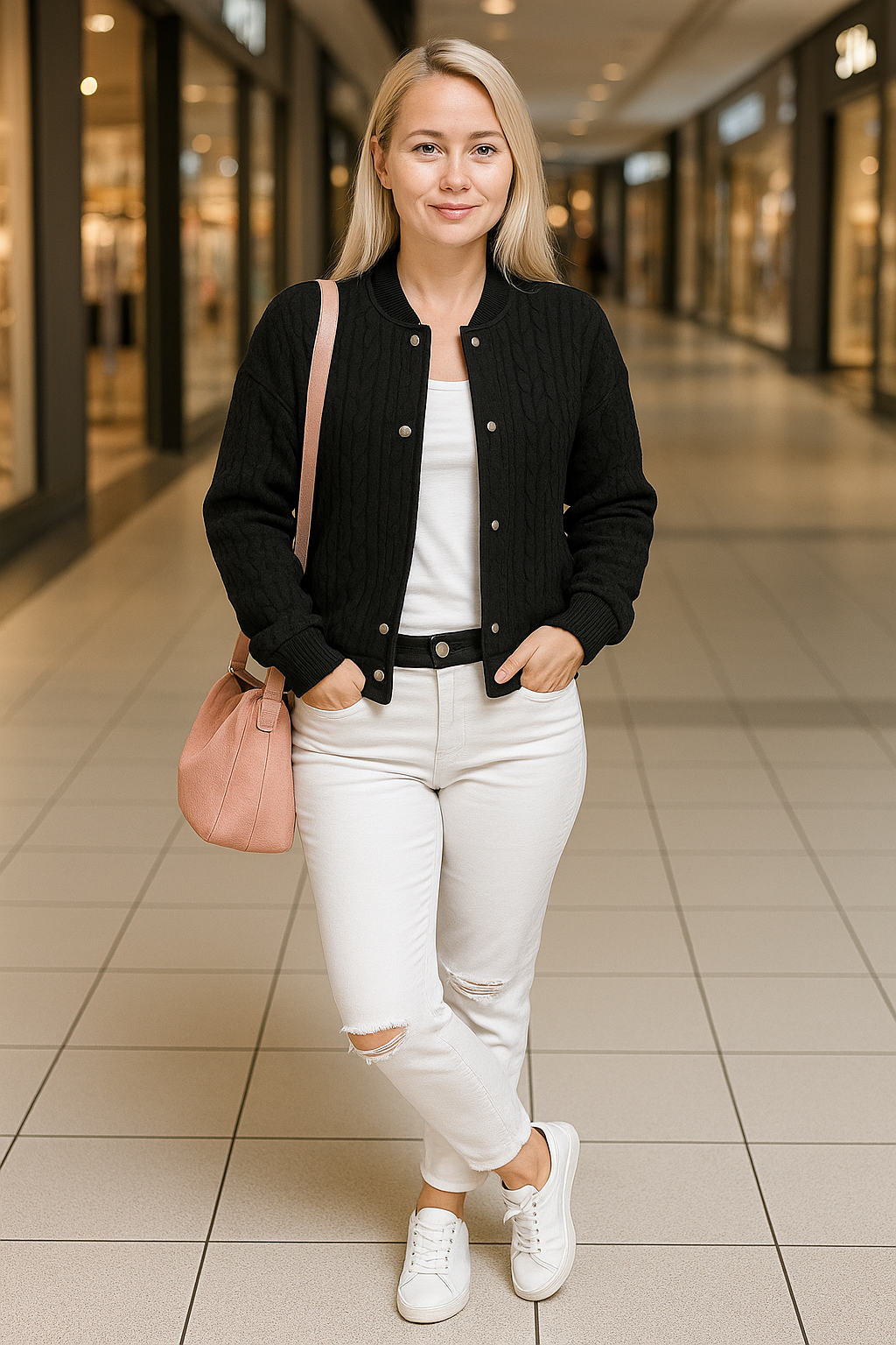 HELENE – Damen-Pulloverjacke – Elegante Strickjacke im Stilvollen Design