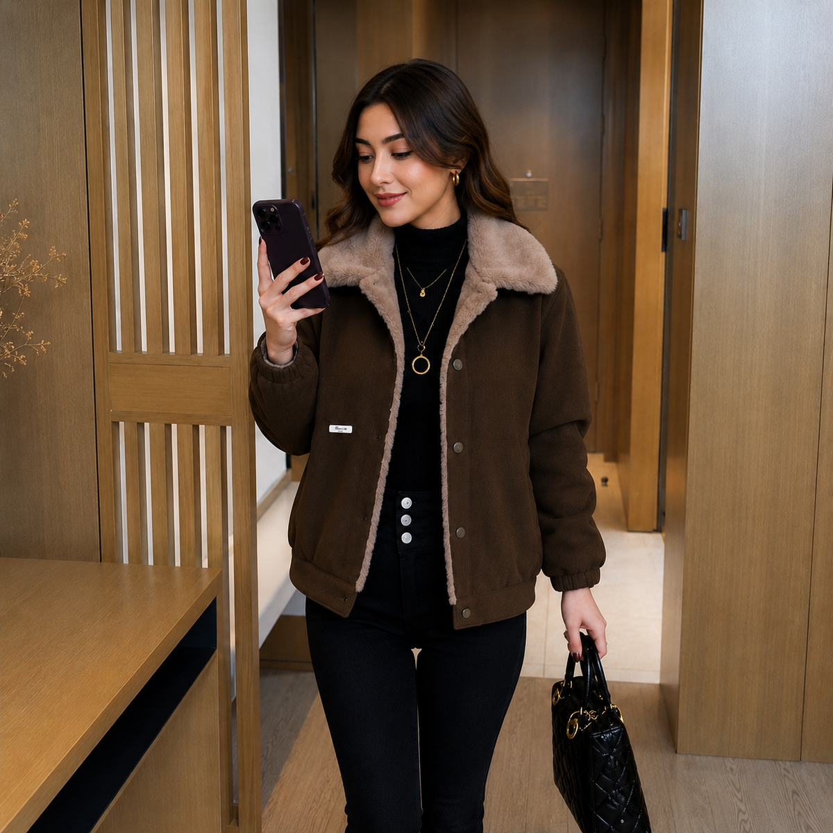Celeste™ Jacke mit Kuscheligem Plüschfutter für Kalte Tage